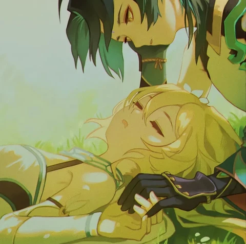 Genshin Impact — Xiao & Lumine's Green Afternoon · Derecha
