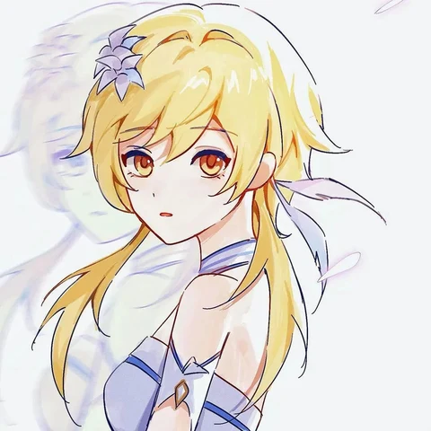 Genshin Impact — Xiao & Lumine in a Flowery Breeze · Izquierda