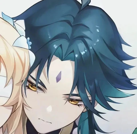 Genshin Impact — Xiao & Lumine's Shoulder Nap · Izquierda