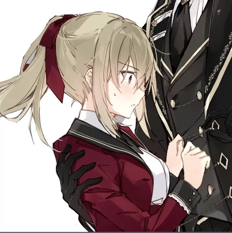 Genshin Impact — Burgundy Uniform Portraits · Right