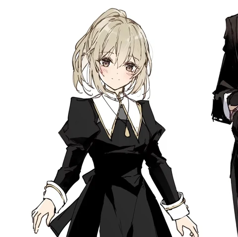Genshin Impact — Zhongli & Lumine in Black Ties · Derecha