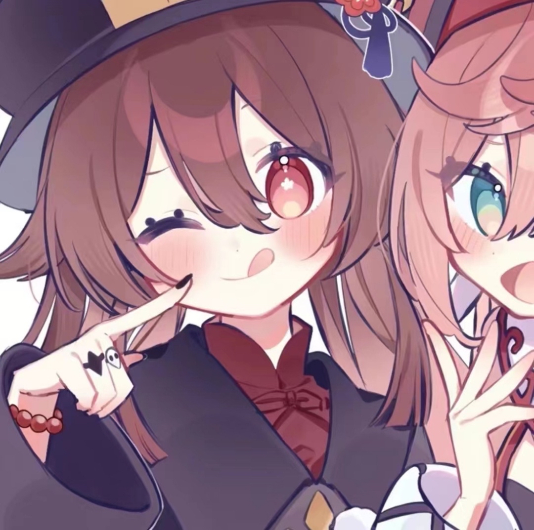 Genshin Impact — Yanfei & Hu Tao in Witch Hats · Right