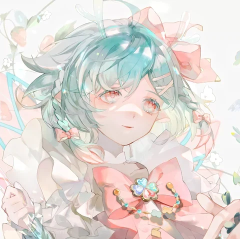 Honor of Kings — A Mint-Colored Flower Gift · Derecha