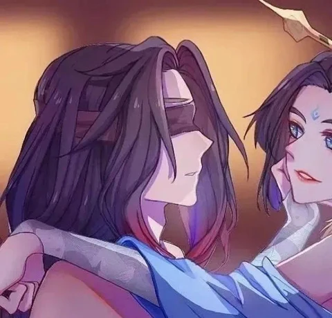 Honor of Kings — Purple Robes and a Festival Mask · Right