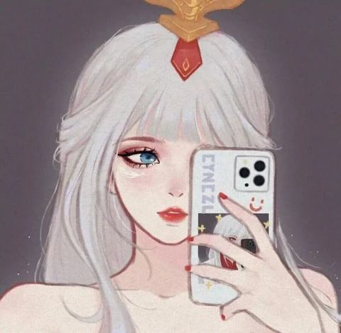 Honor of Kings — White-Haired Mirror Selfies · Izquierda