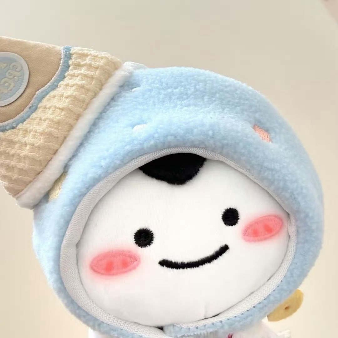 粉蓝兜帽雪人 · 配套头像 · 左图