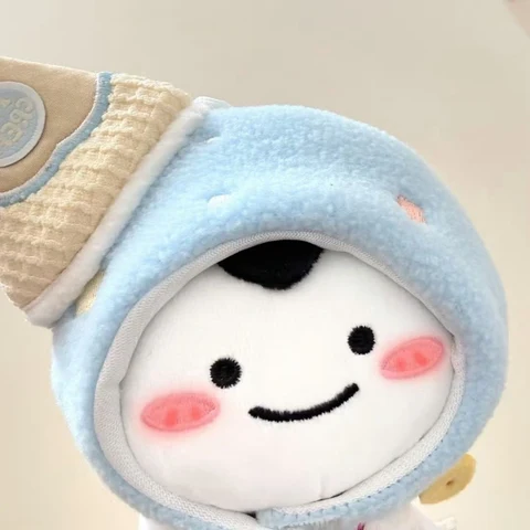 粉蓝兜帽雪人 · 配套头像 · 左图