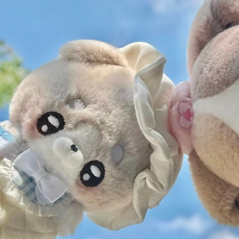 Little Plush Friends in Hamster Hoods — Matching Avatars · Izquierda