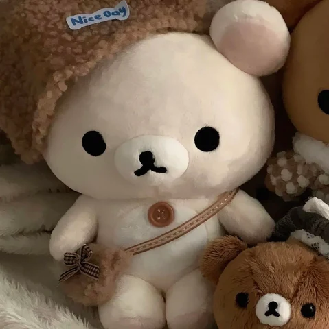 针织衫棕白轻松熊 · 配套头像 · 左图