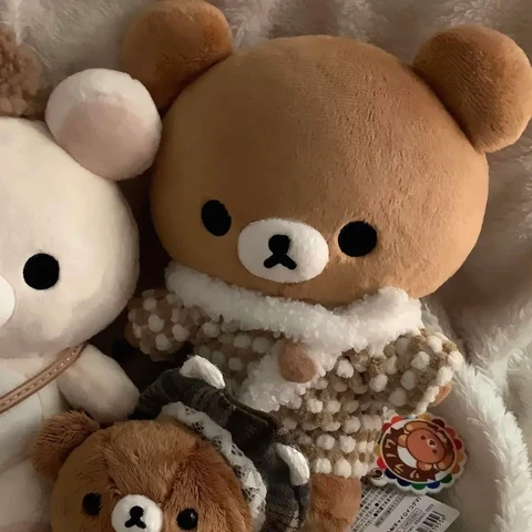 针织衫棕白轻松熊 · 配套头像 · 右图