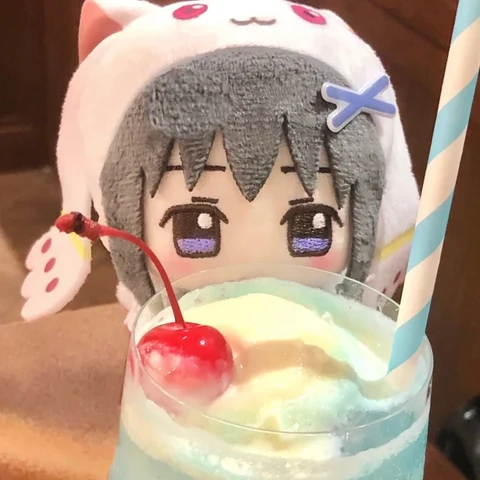 魔法少女小圆 · 小圆与小焰玩偶的甜品时光 · 配套头像 · 右图