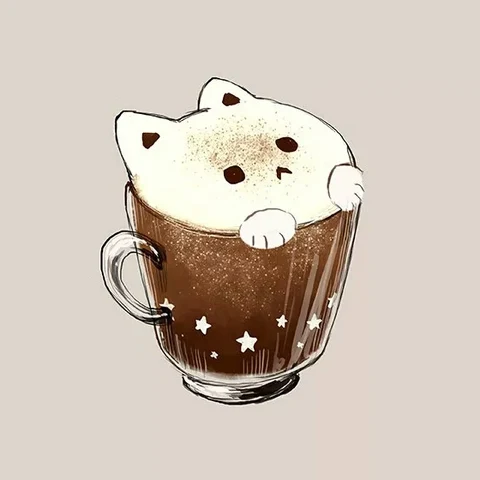 可可猫与抹茶猫 · 配套头像 · 左图