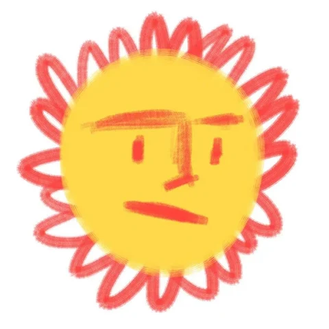 酷脸太阳月亮 · 配套头像 · 右图