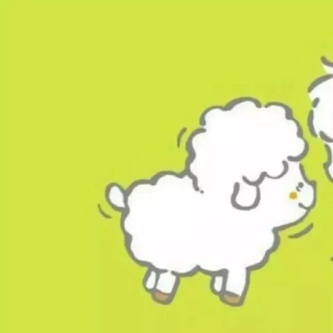 Little Sheep and Pig Saying Hello — Matching Avatars · Izquierda