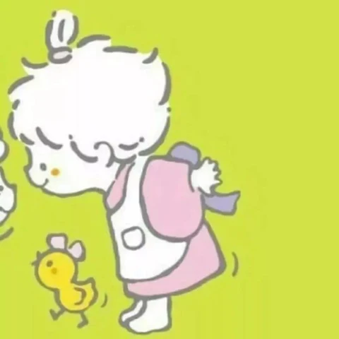 Little Sheep and Pig Saying Hello — Matching Avatars · Derecha