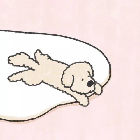 Bunny and Puppy Under One Long Blanket — Matching Avatars · Derecha
