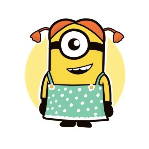 Minions — Polka Dots and Overalls · Left