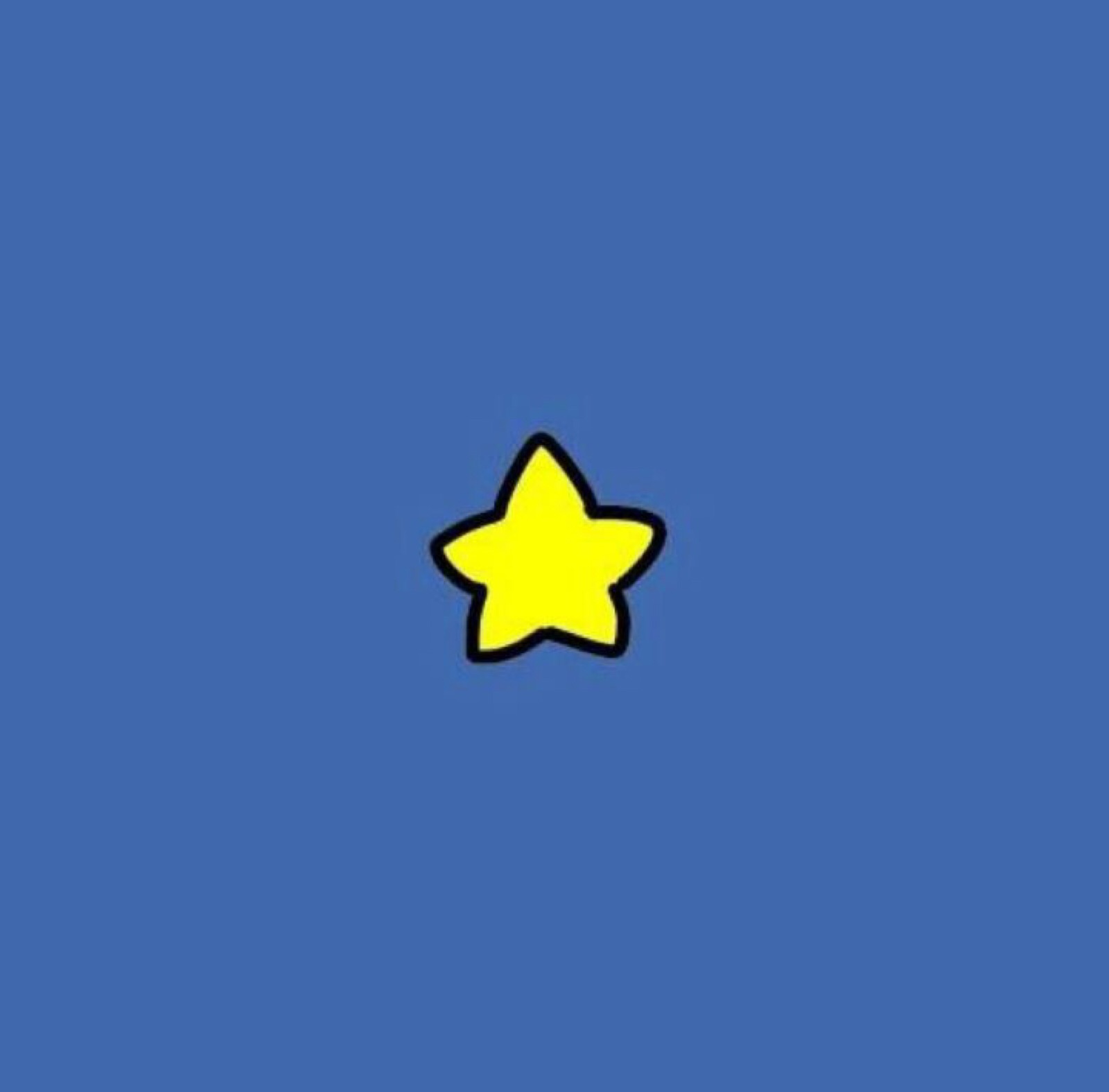 Yellow Star and Crescent Moon on Blue — Matching Avatars · Left