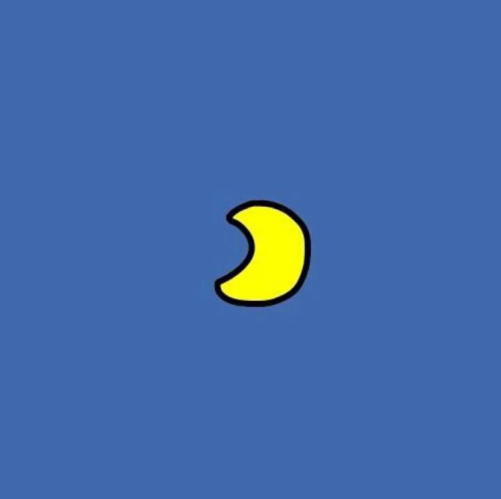Yellow Star and Crescent Moon on Blue — Matching Avatars · Right