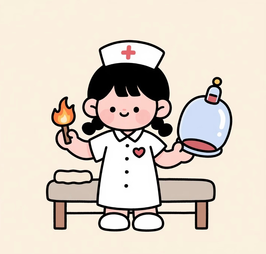 Doodle Partners Taking a Cupping Break — Matching Avatars · Left