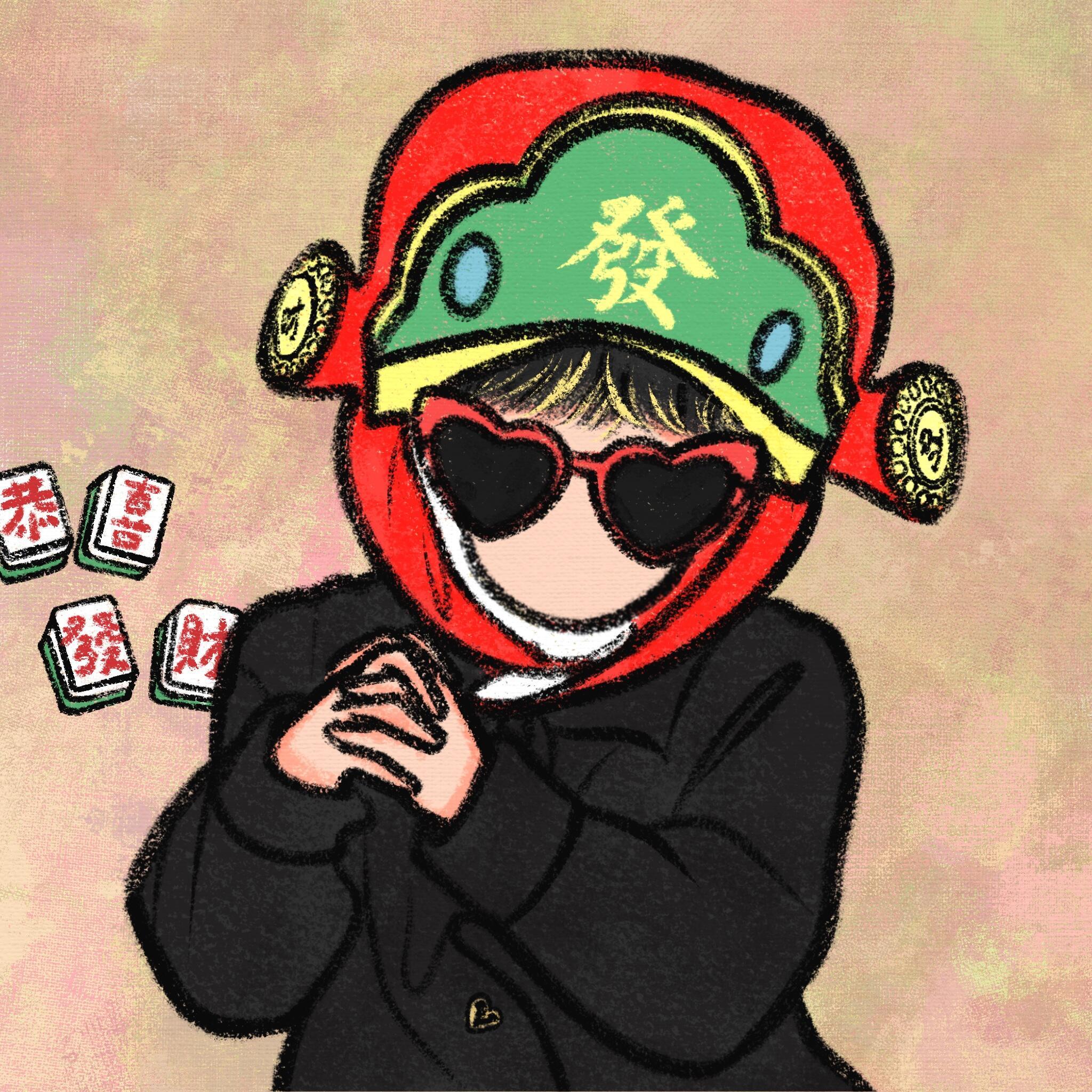 Little Fortune Gods with Red Envelopes and Money Bags — Matching Avatars · Right