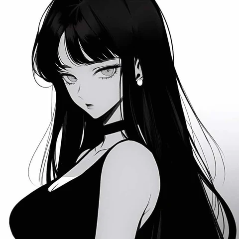 Long-Haired Manga Girl · S064