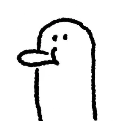 Monochrome Doodle Character · S067