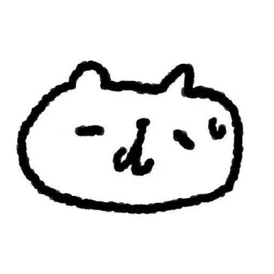 Monochrome Doodle Character · S079