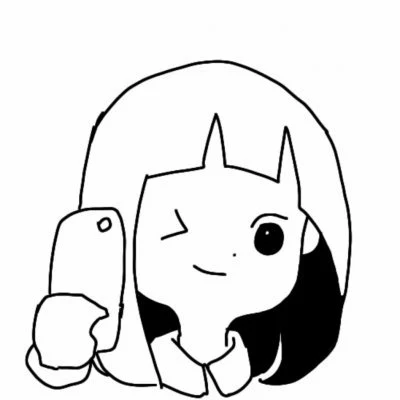 黑白俏皮女孩 · S083