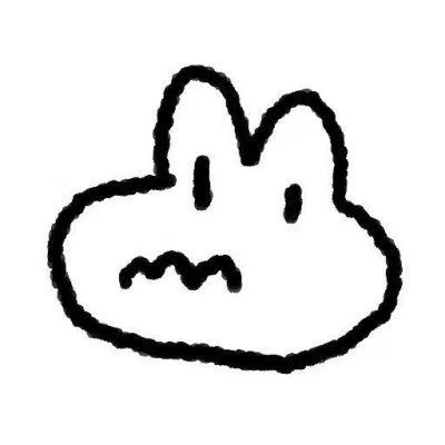 Monochrome Doodle Character · S084