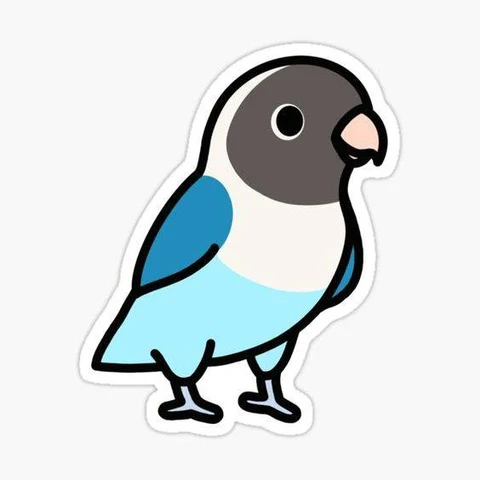 Little Blue Parrot · S124