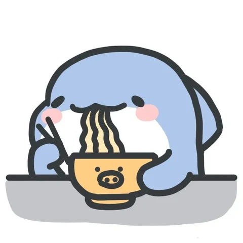 Shark Eating Noodles · S127
