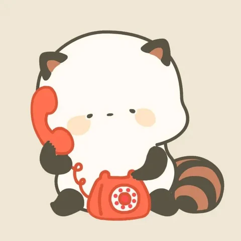 Raccoon on the Phone · S135