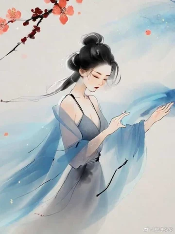 Blue Ink Watercolor · S326