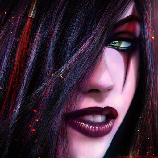 League of Legends · Purple-Haired Shadow Character · S359