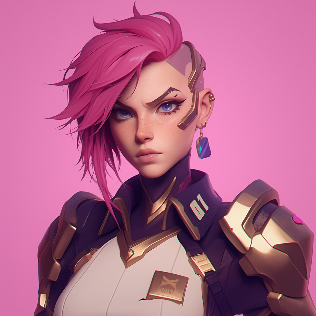 League of Legends · Vi with Pink Hair · S362