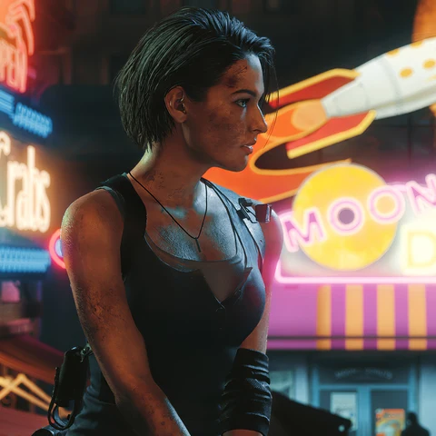 Resident Evil · Jill in a Neon Street · S368