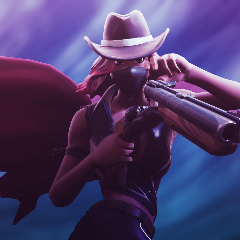 Fortnite · Purple Cowboy Outfit · S372
