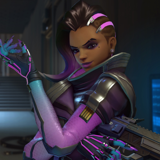 Overwatch · Sombra in Neon Gear · S390