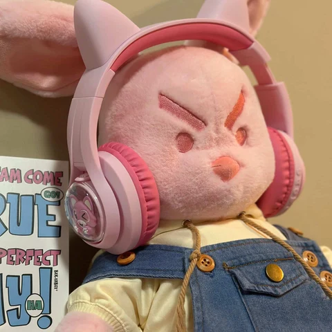 Loopy with Pink Headphones · S419