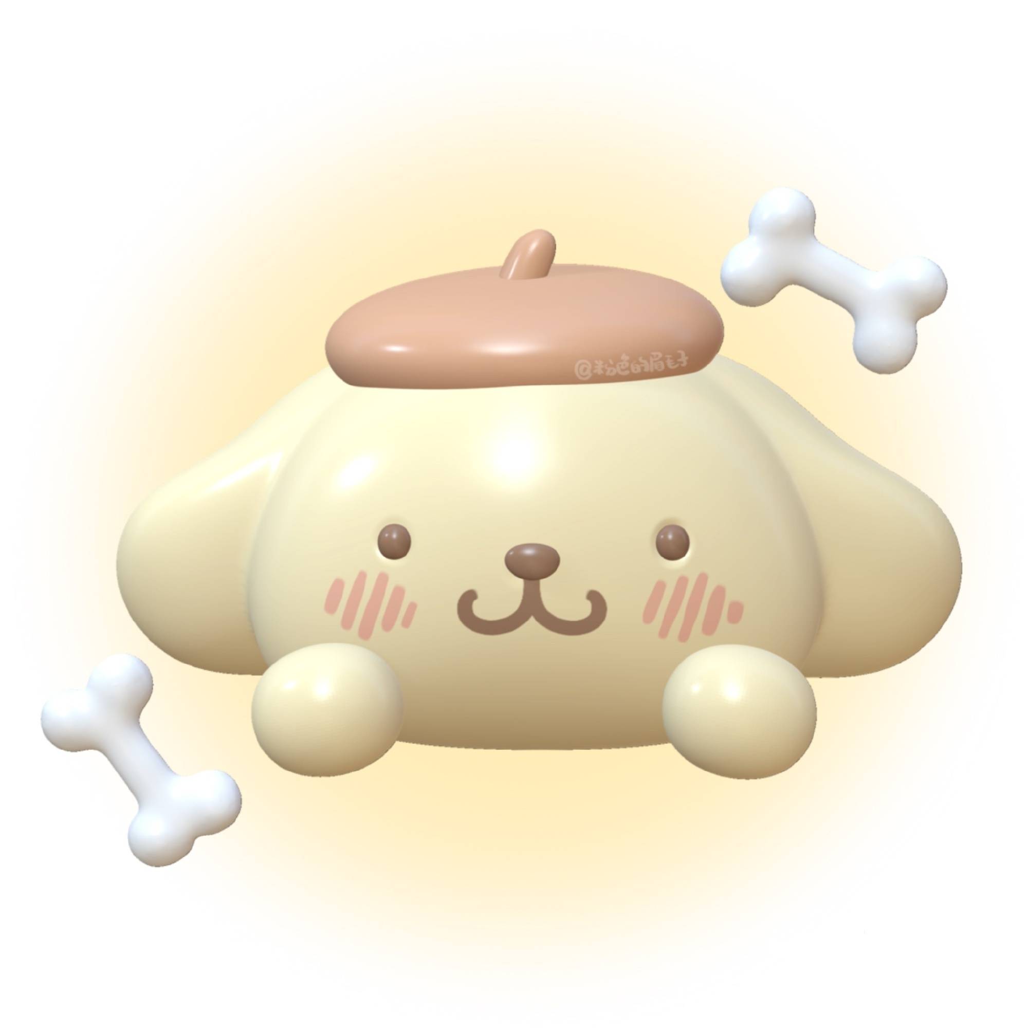 布丁狗立体头像 · S427