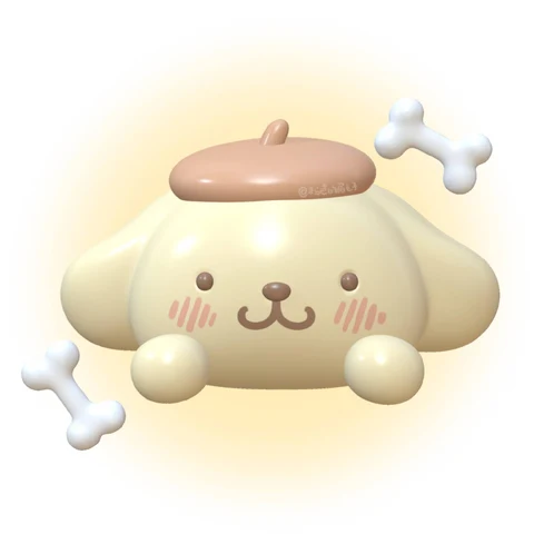 布丁狗立体头像 · S427