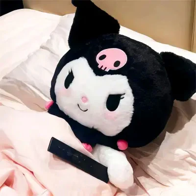 Kuromi Plush on a Bed · S439
