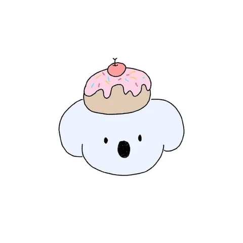 Koala in a Cake Hat · S451