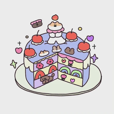 Colorful Party Cake · S452