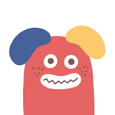 Red Color Block Monster · S456