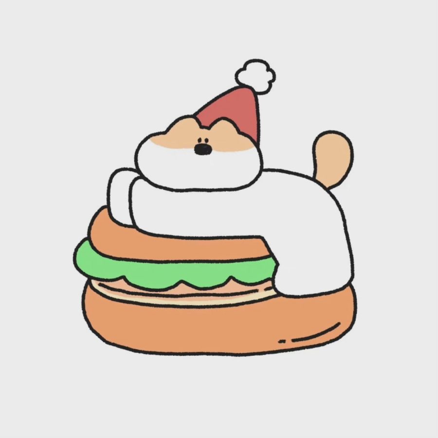 Chef Cat on a Burger · S460