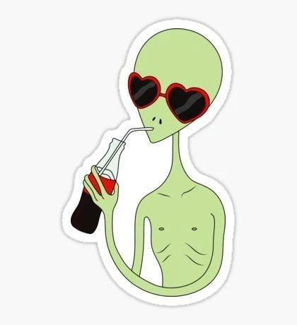 Alien in Heart Sunglasses · S465