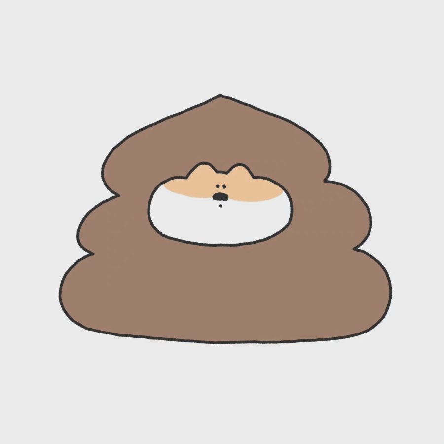 Brown Swirl Character · S474