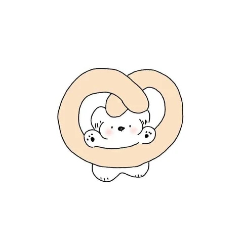 Orange Donut Character · S497